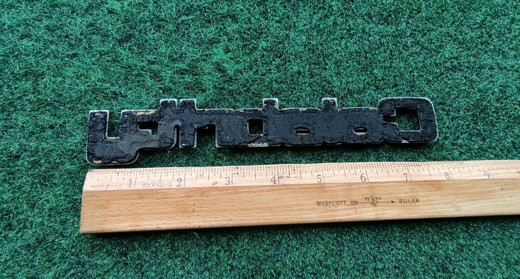 Chevy OEM Celebrity Chrome & Black 8" Emblem Badge Logo Nameplate Name Plate 5S3