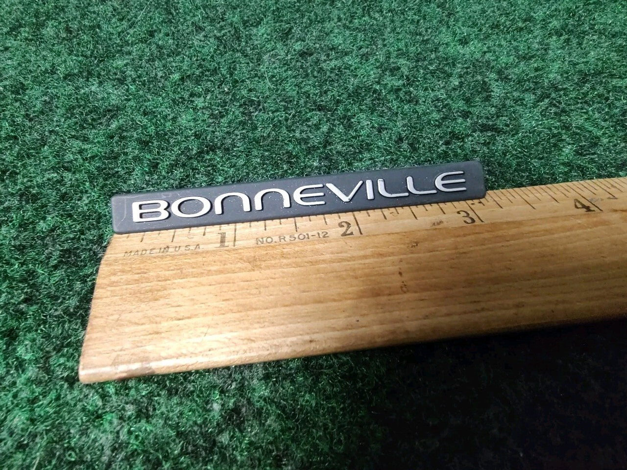 Pontiac Bonneville 3.25" Dashboard Dash Emblem Badge Logo Nameplate 25530877 7S1