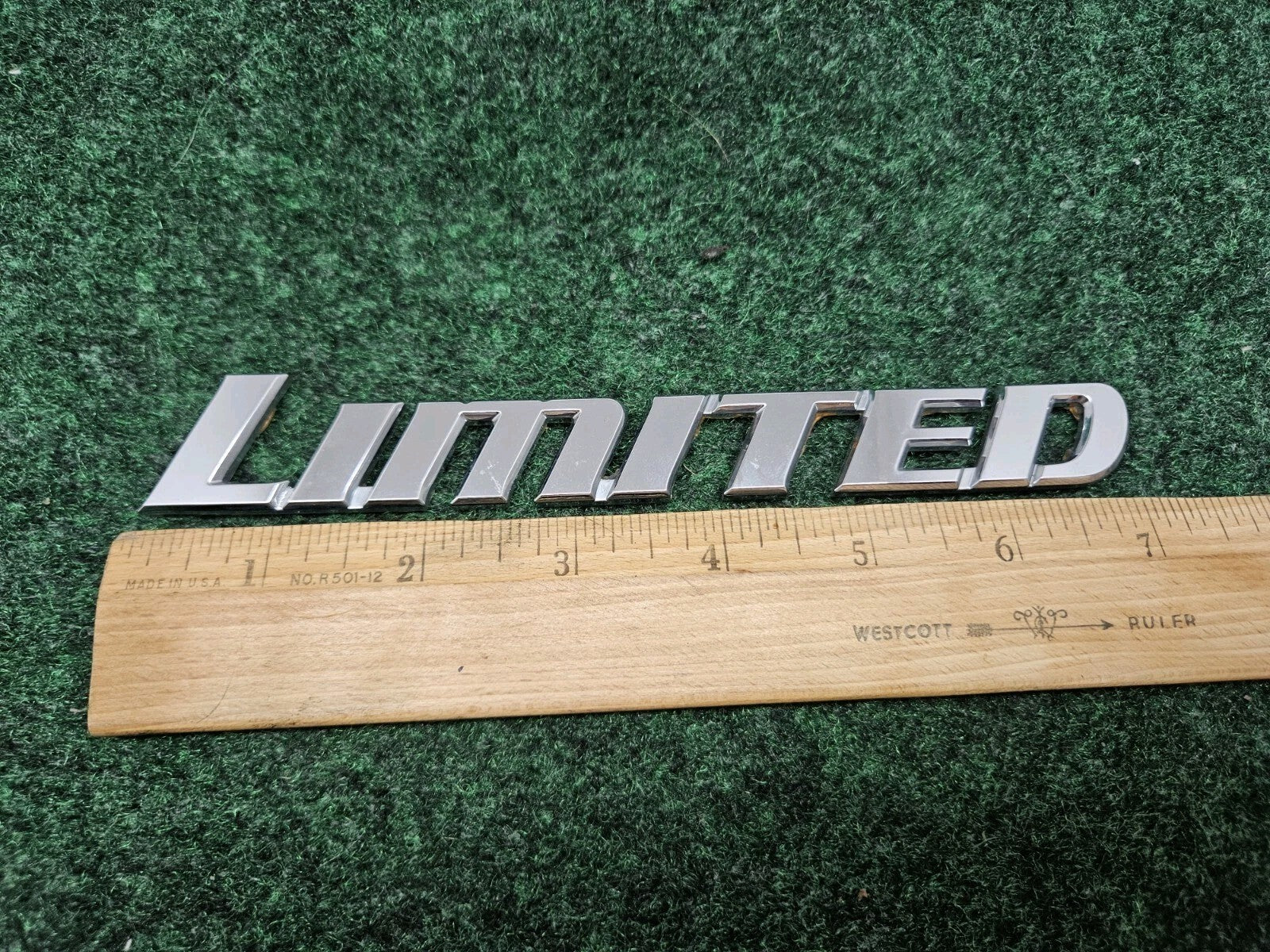 TOYOTA LIMITED CHROME SIDE EMBLEM LOGO BADGE SIGN SYMBOL NAME OEM GL1