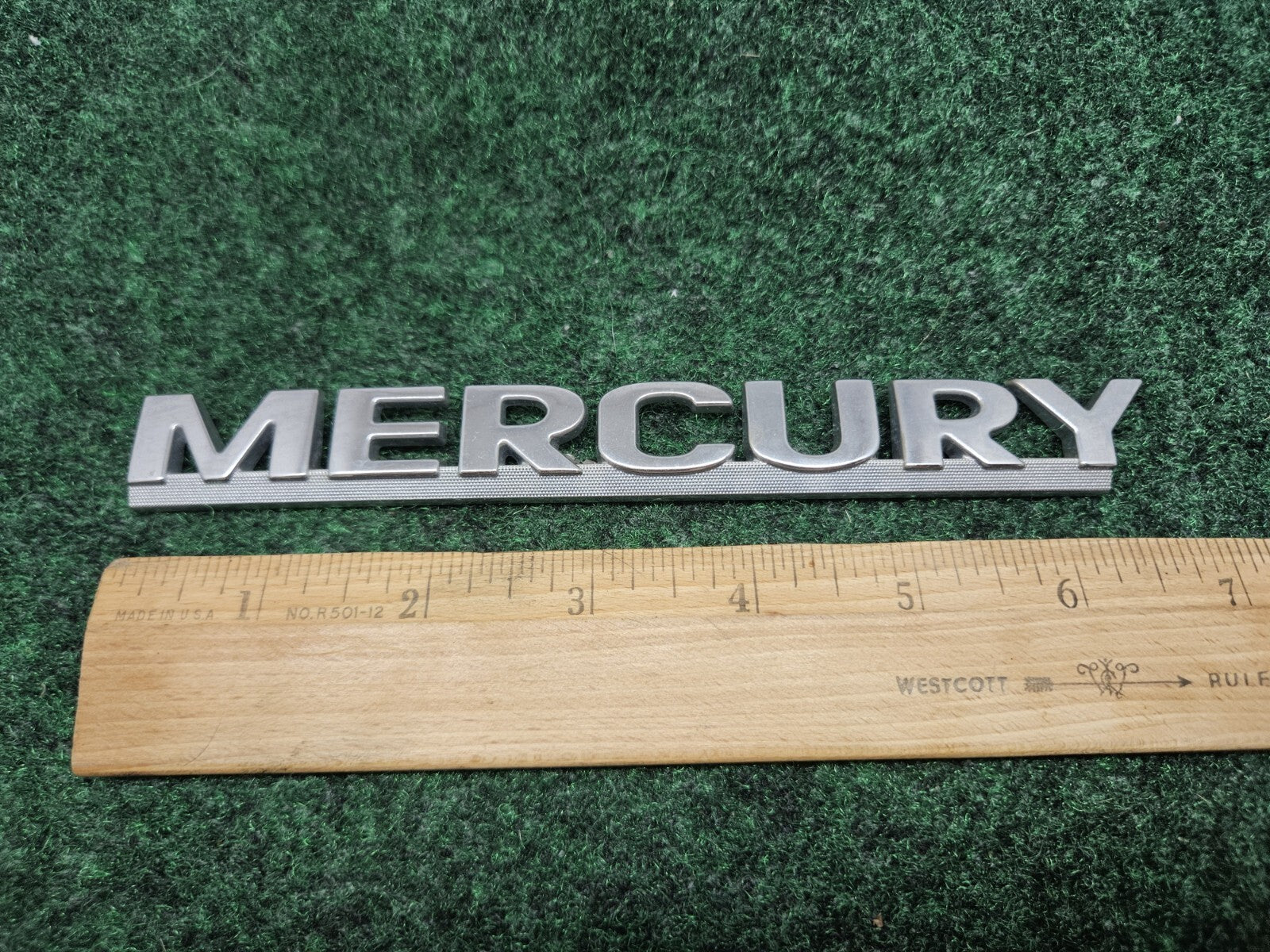 MERCURY REAR GATE LID EMBLEM BADGE SYMBOL LOGO Name Plate Nameplate OEM GL2