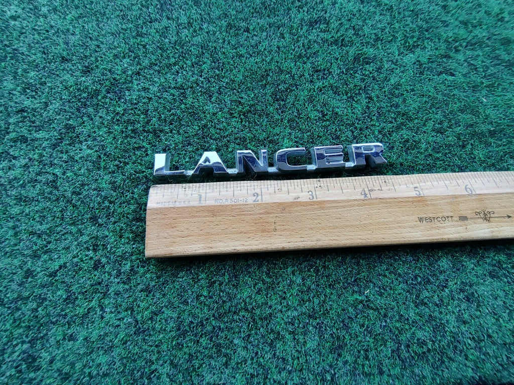 Mitsubishi Lancer Rear Trunk Lid  Emblem Badge Nameplate OEM 5S3