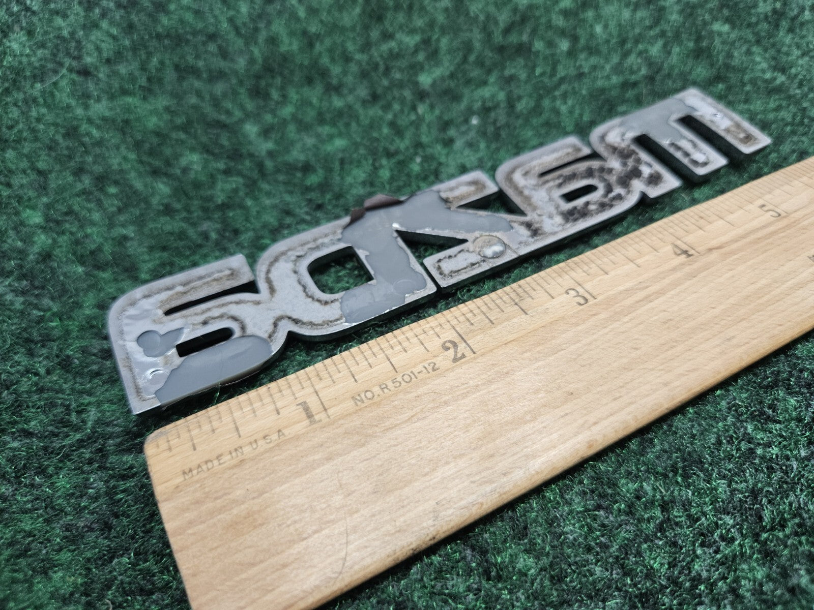 Mazda OEM Chrome Emblem Badge Logo Nameplate Name Plate ~5.75" GL2