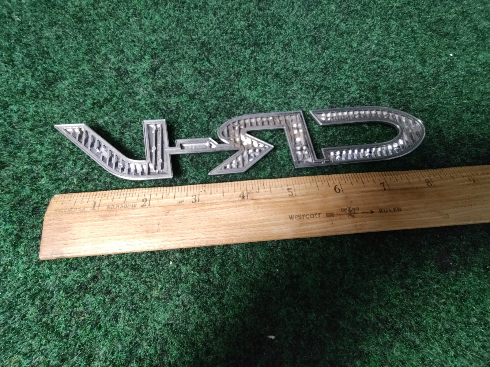 02 03 04 05 06 HONDA CRV CR-V REAR GATE CHROME EMBLEM LOGO BADGE SYMBOL 5S4
