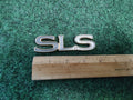 Cadillac OEM SLS Gray & Gold Rear Trunk Emblem Badge Logo Nameplate Name 8L4