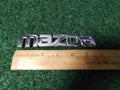 Mazda Chrome Rear Emblem Badge Logo Nameplate Badge OEM ~5.75 Inch 6S5