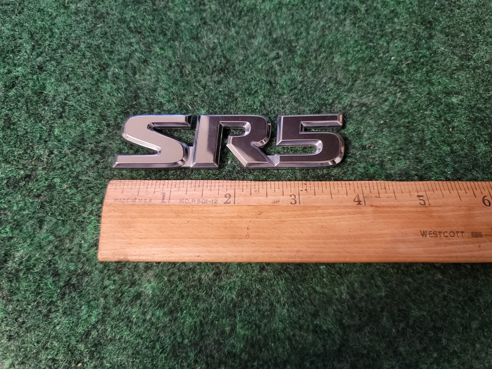 2001-2007 Toyota Sequoia SR5 Emblem Logo Letters Badge Side Chrome OEM 2S9