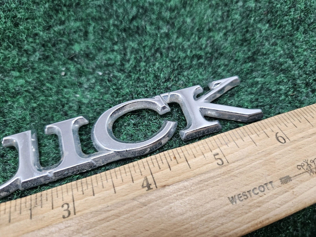 BUICK SIDE EMBLEM LOGO BADGE SYMBOL NAME PLATE BADGE CHROME GL2
