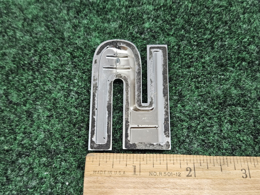 OEM 3D "5" Chrome Individual Number Lettering Emblem Badge Logo Nameplate 7S8