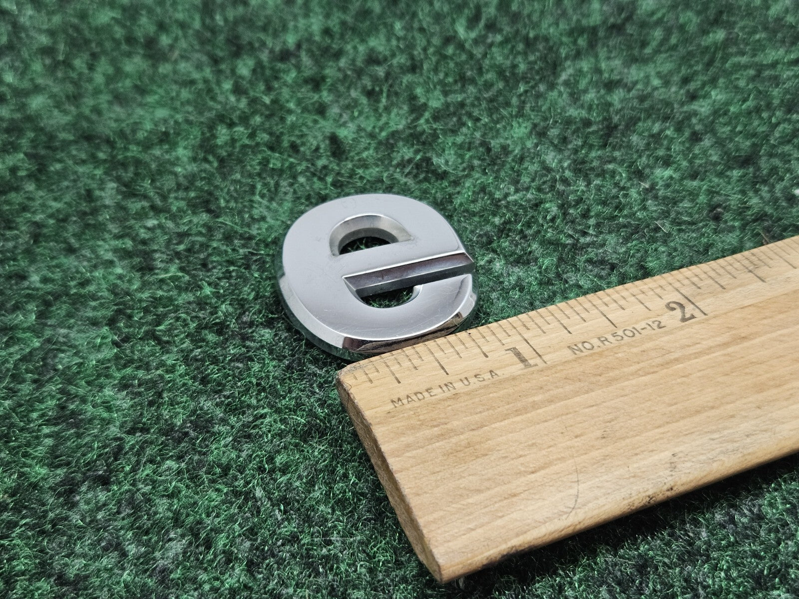 OEM Chrome "E" Jeep Hood Hatch Individual Letter Emblem Badge Logo Nameplate 2S2