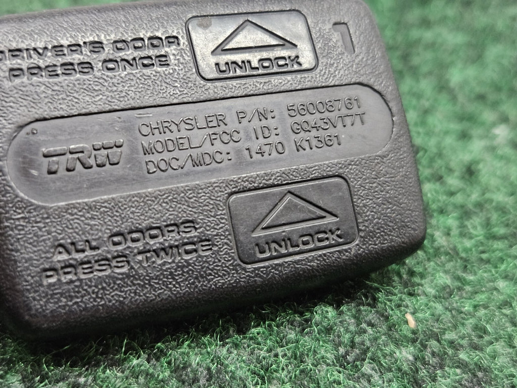 OEM Chrysler Dodge Plymouth Jeep Keyless Remote Fob 56008761 GL3