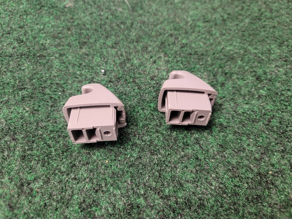 2010-2012 Chevrolet Equinox Front sunvisor sun visor clip Holder gray OEM (2)