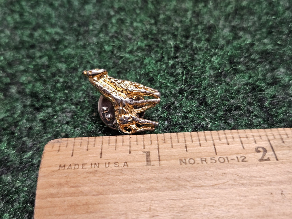 Vintage Gold Tone Brooch Pin Mother Giraffe with Baby Calf