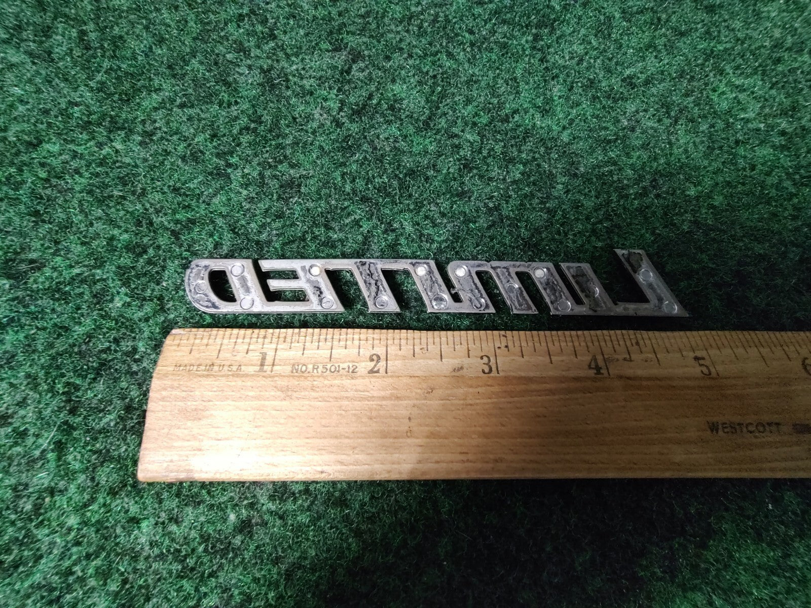Toyota Highlander Limited Fender Emblem Side Logo Badge Dark Chrome OEM 7S1
