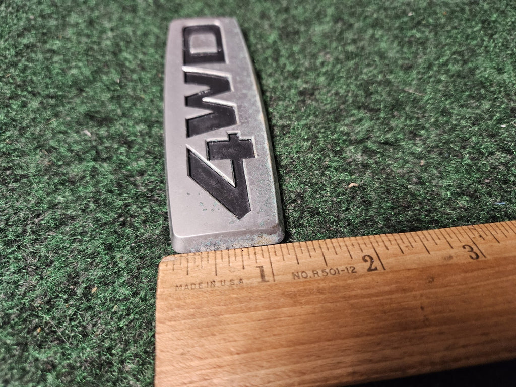 4WD REAR GATE SIDE EMBLEM LOGO BADGE NAME PLATE ~4" 3M3