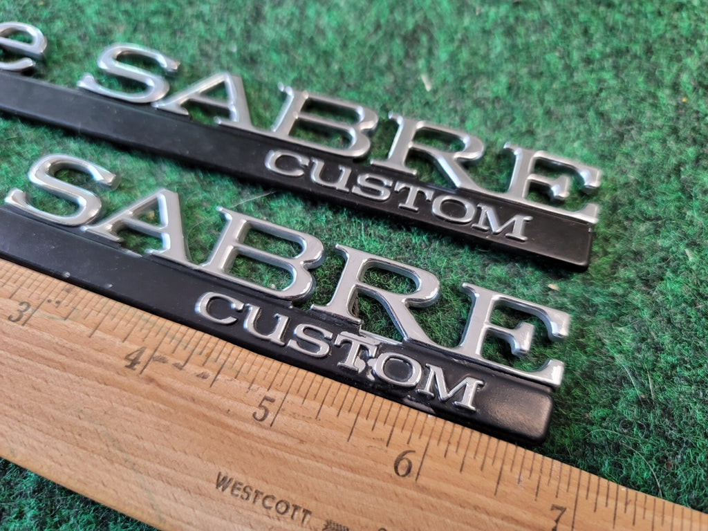 (2) 97-99 BUICK LESABRE LIMITED REAR LID SIDE EMBLEM LOGO BADGE SYMBOL OEM 1M4