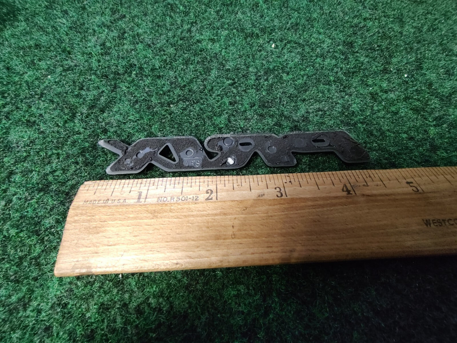 1997 - 2003 Pontiac Grand " Prix " Door Name Plate Silver NAMEPLATE OEM 3S6