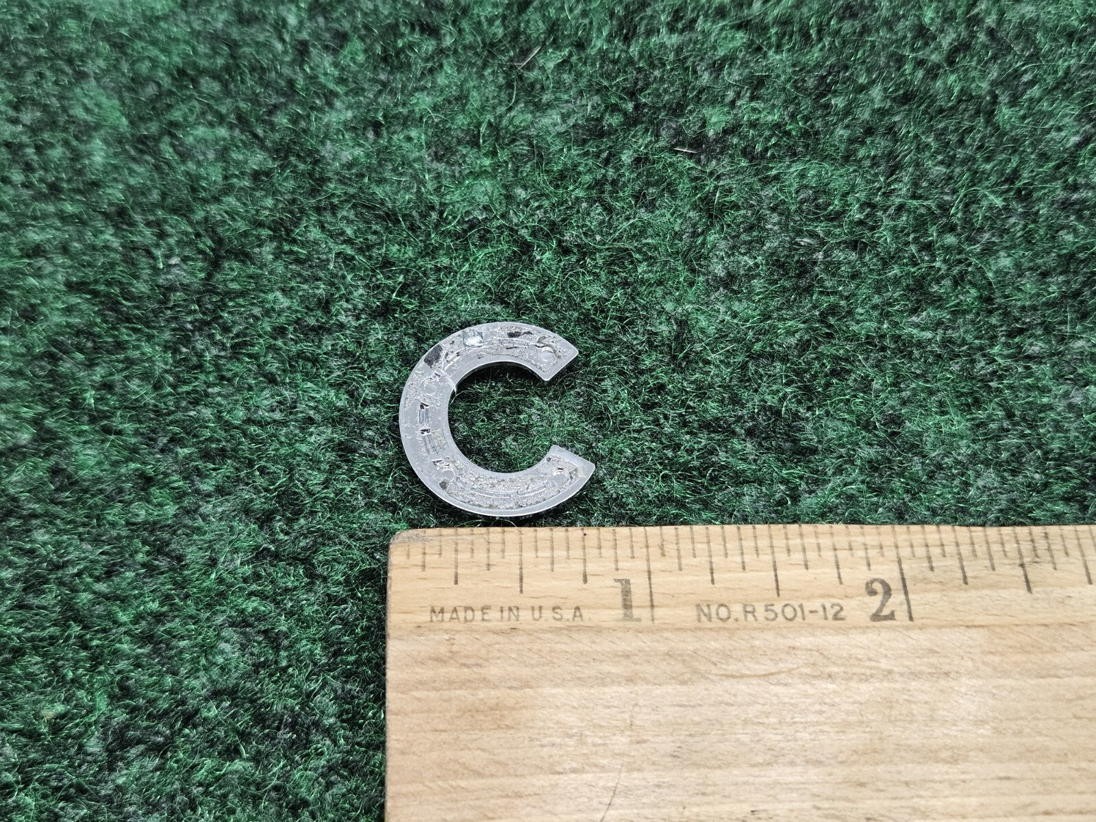 OEM "C" 3D Chrome Individual Letter Lettering Emblem Badge Logo Nameplate C 2S2