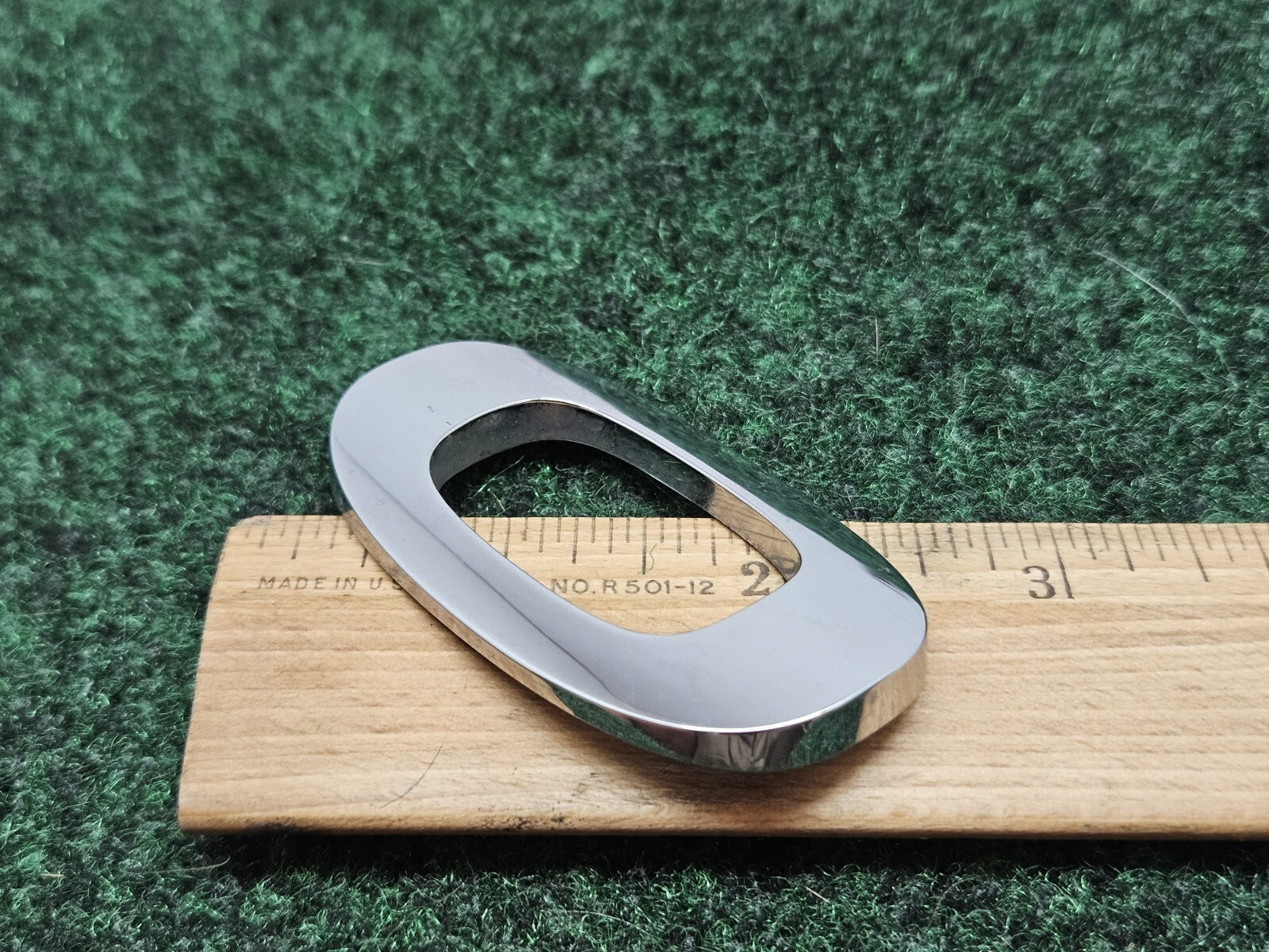 OEM "O" Silver Individual Letter Lettering Emblem Badge Logo Nameplate 7S6