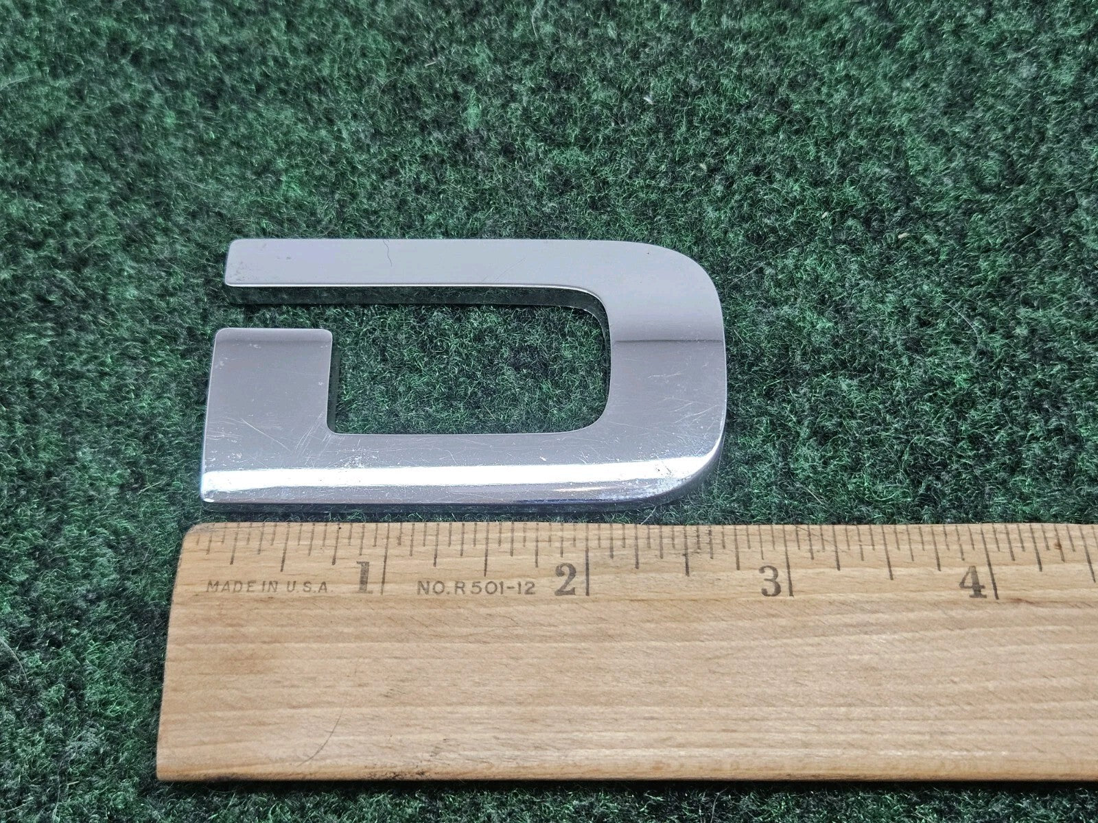 2002 - 2004 Dodge Ram 1500 LETTER D Tailgate Emblem OEM 55077300AA 7S7