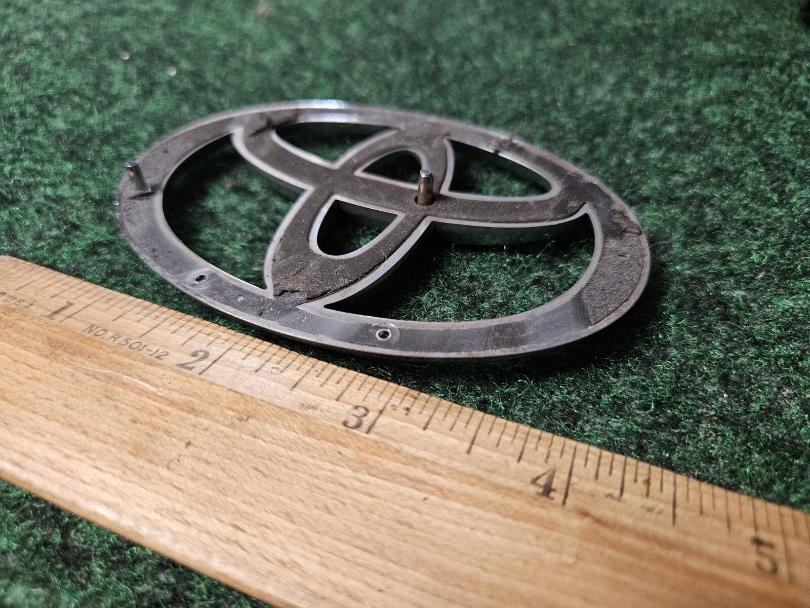 Toyota Chrome Emblem Logo Symbol Unknown Model 4" 3M4