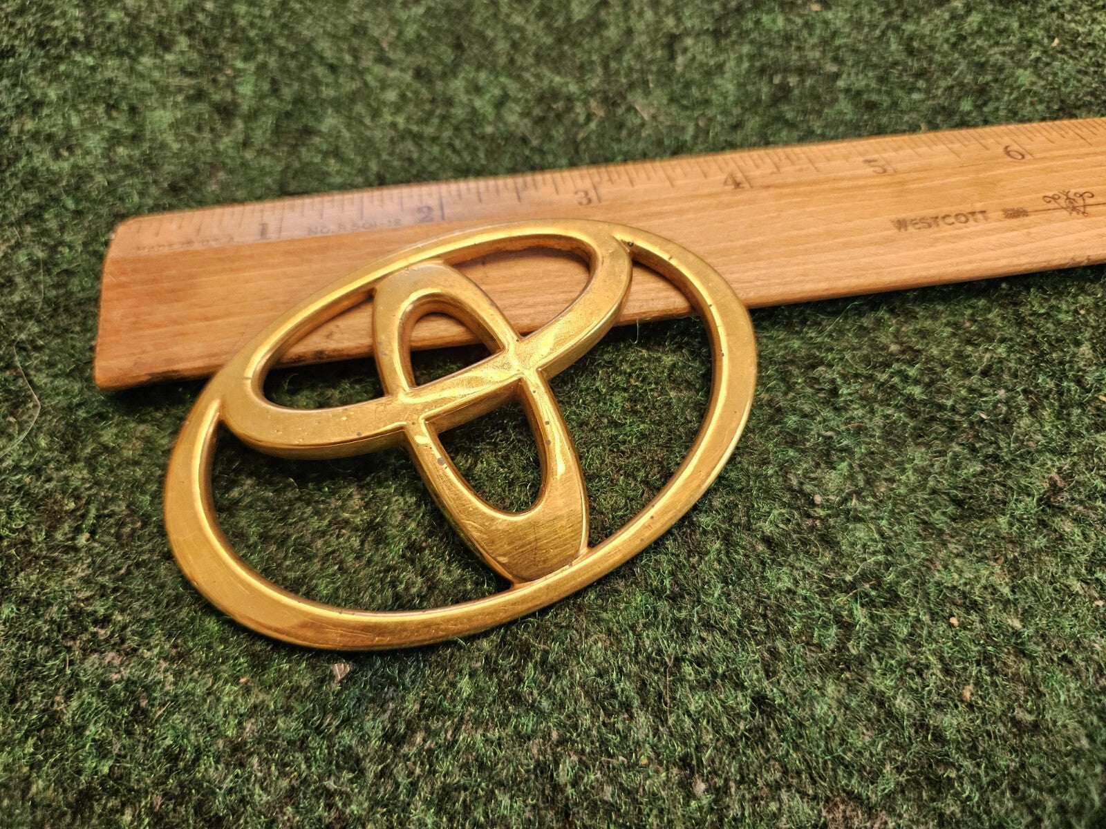 Toyota 1999-2003 Solara Gold  Rear Trunk Emblem Badge Logo Name 75441-06020 5M4