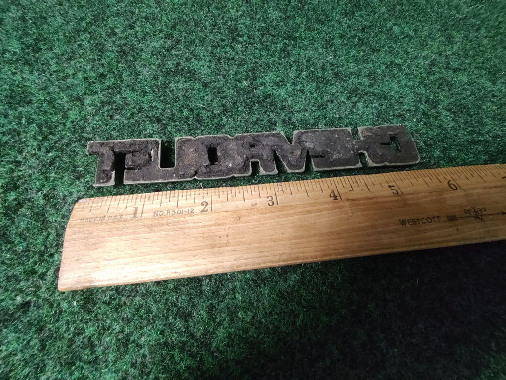 CHEVROLET 5.5" INCHE EMBLEM BADGE SYMBOL LOGO SIGN VINTAGE OEM Nameplate 1S6