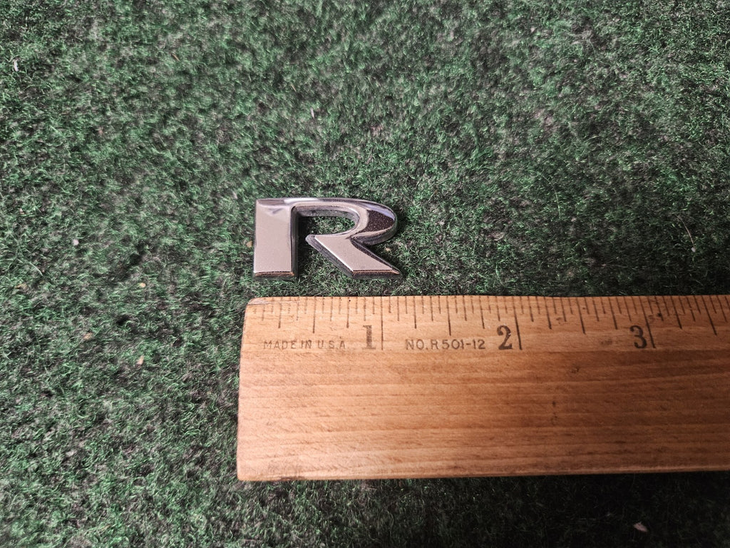 Chrysler Rear Emblem Logo Badge Letter R Chrome OEM 3L6