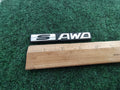 SUBARU IMPREZA FORESTER S AWD REAR EMBLEM LOGO BADGE SIGN SYMBOL OEM CHROME 5S5