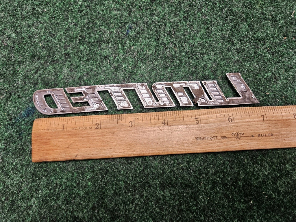 TOYOTA LIMITED CHROME SIDE EMBLEM LOGO BADGE SIGN SYMBOL NAME OEM 5M2