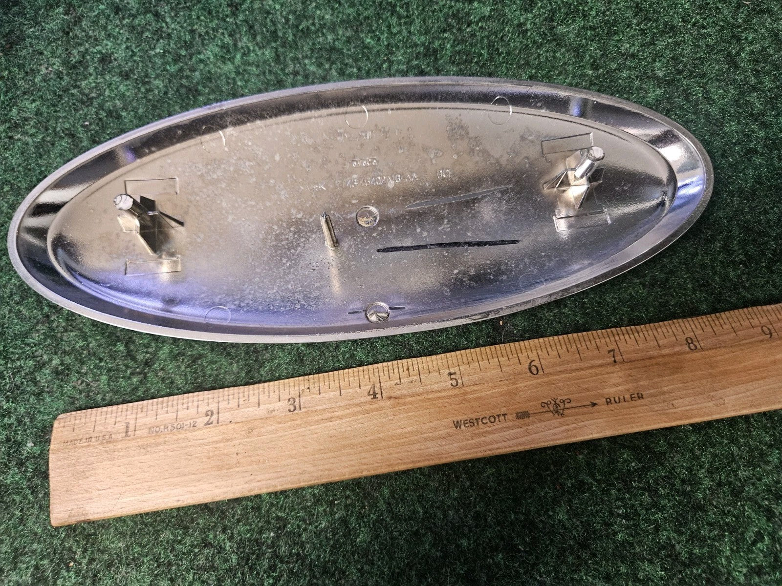Ford Taurus Front Grille Emblem 9" Oval Badge OEM 7T43-15402A16-AA 4M8