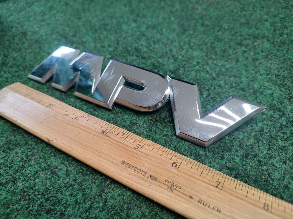 2000-2006 Mazda 'MPV' Rear Trunk Liftgate Chrome Emblem OEM LC63-51-720 1S7