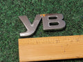 2008-2015 Chevrolet Malibu Hybrid Emblem Badge Logo Lette OEM "YB" ONLY 1M1