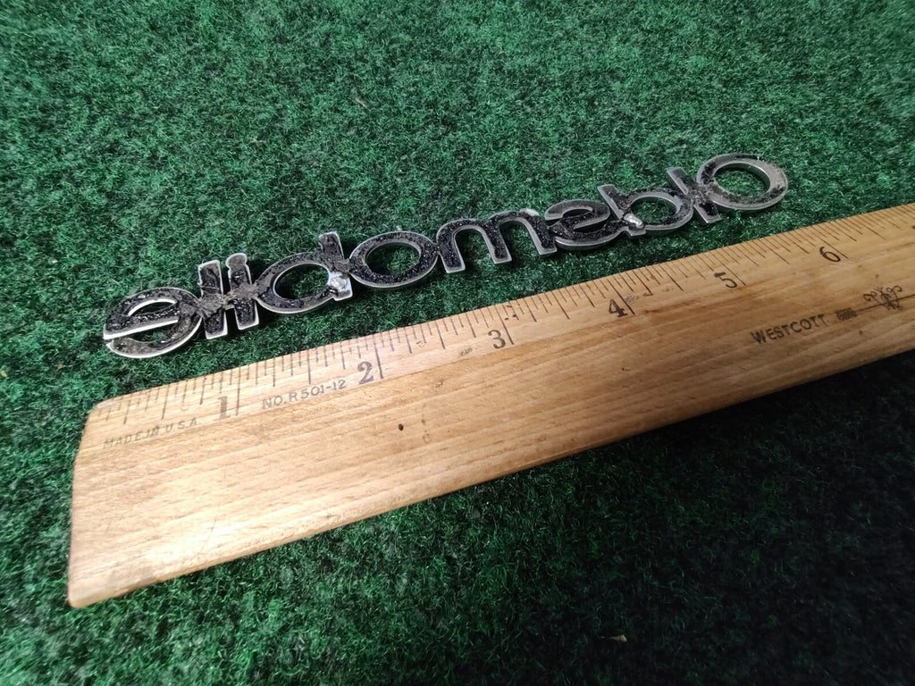 Oldsmobile OEM Chrome Emblem Badge Logo Nameplate Name Plate  4S4