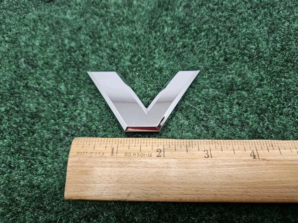 Nissan Titan V8 "V" ONLY Side Emblem Letters Badge OEM 80894-7S205 7S7