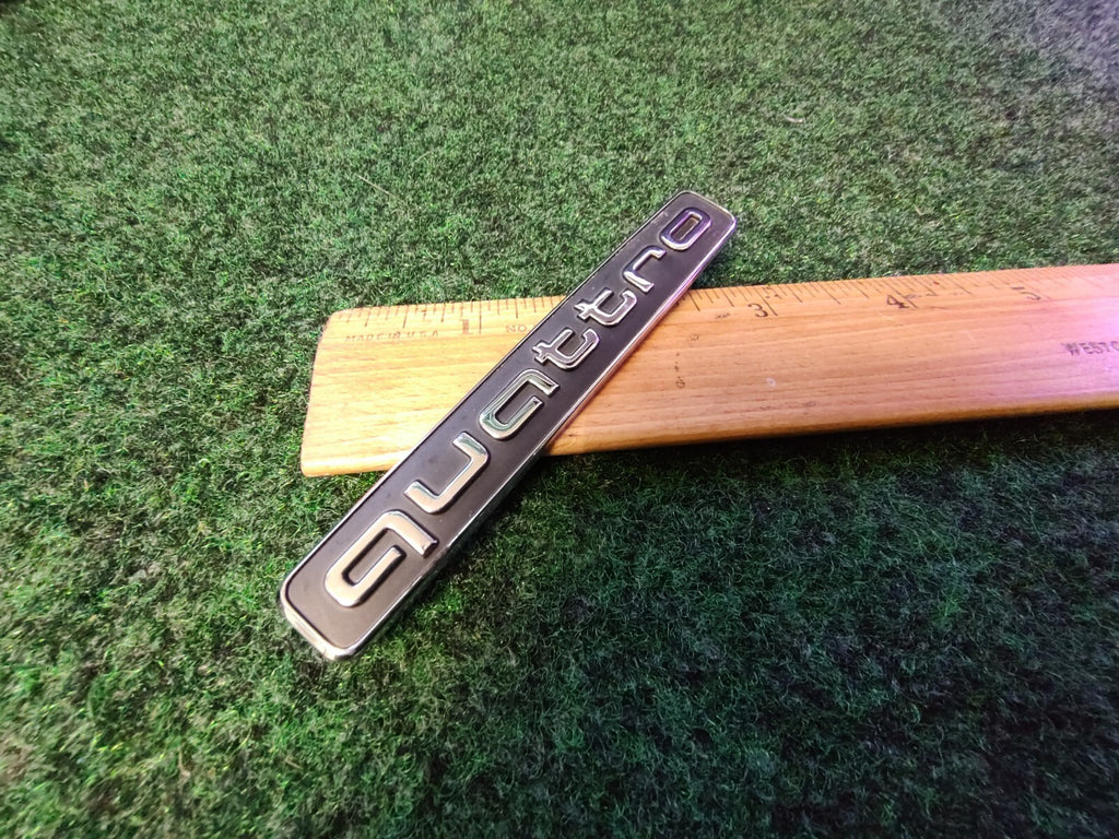 2015-2021 Audi Quattro Rear Trunk Emblem Nameplate Badge 4G08537372ZZ OEM 4L5