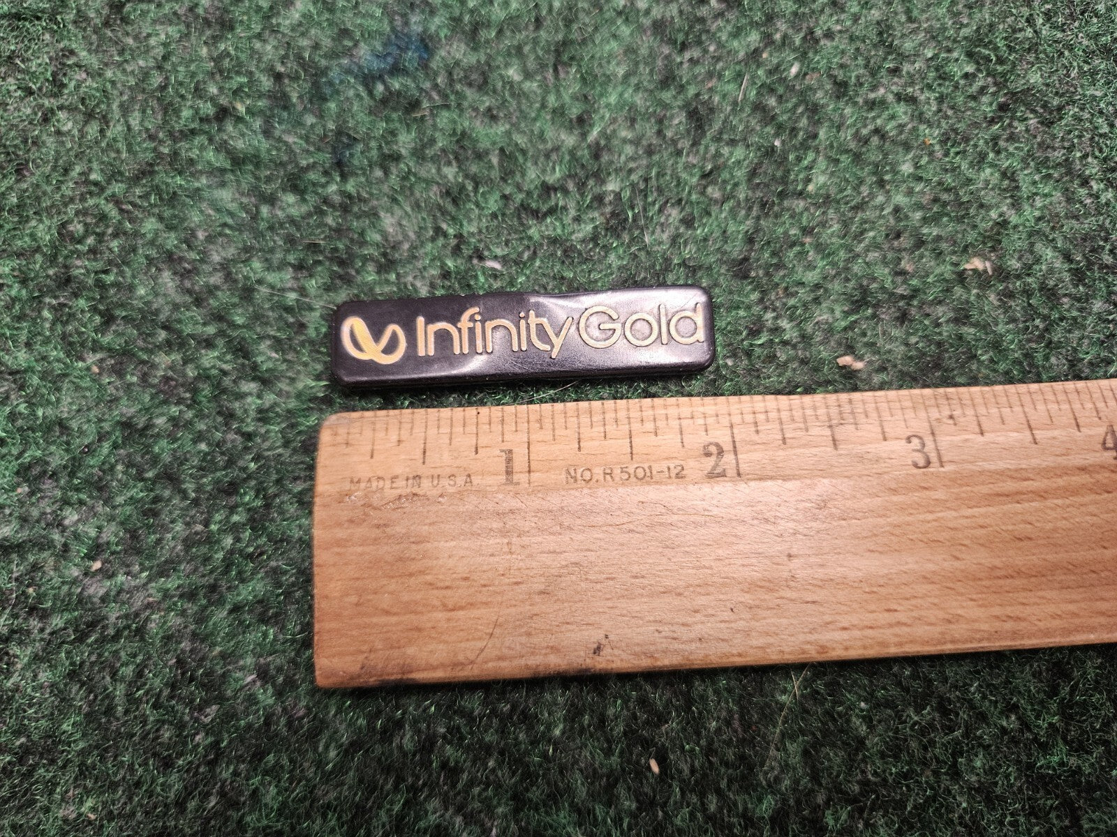 Infinity Gold Speaker Badge Emblem Logo Name Plate 6M9