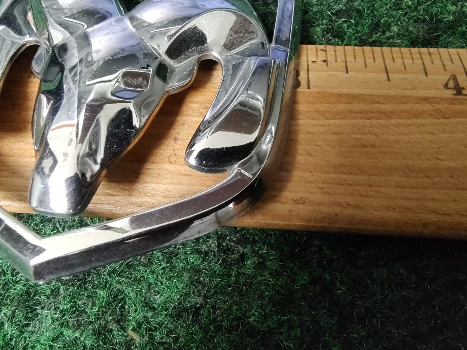 Dodge Front Grille Emblem Logo Badg OEM Name Plate Name See Measurements 7S2