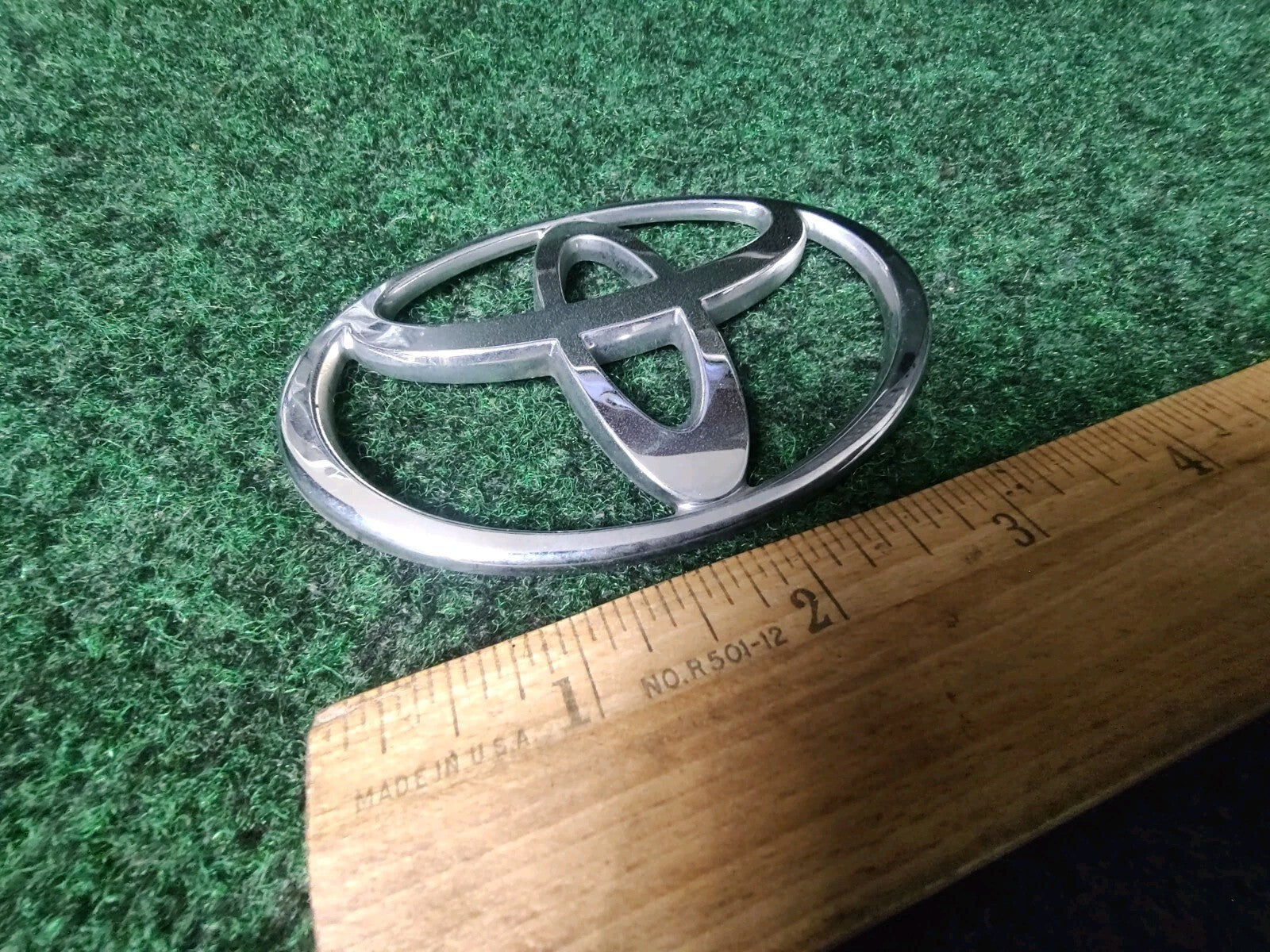 Toyota Chrome Emblem Logo Symbol Unknown Model ~3.5" 2364 4L6