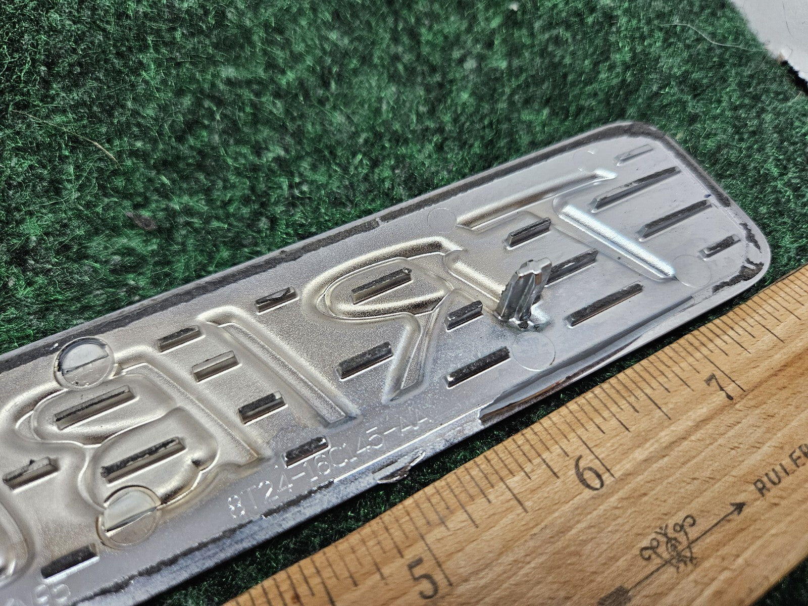 2008 Mazda Tribute Front Side Fender Door Emblem Nameplate ZZC052771 OEM GL1