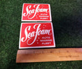 2 Sea Foam Sticker Decal Car Truck Motorcycle Original NOS Cooler Car Marine 5S7