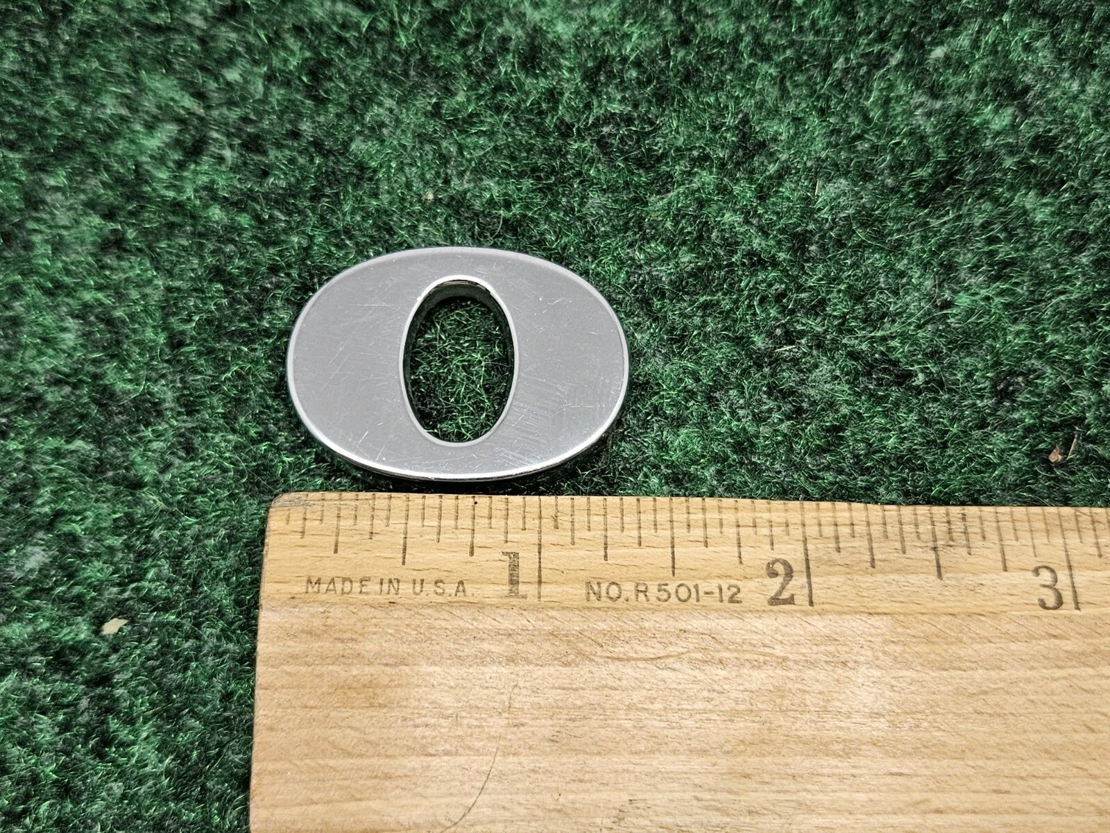 OEM "O" Chrome Individual Letter Lettering Emblem Volvo Badge Logo Nameplate 2S2