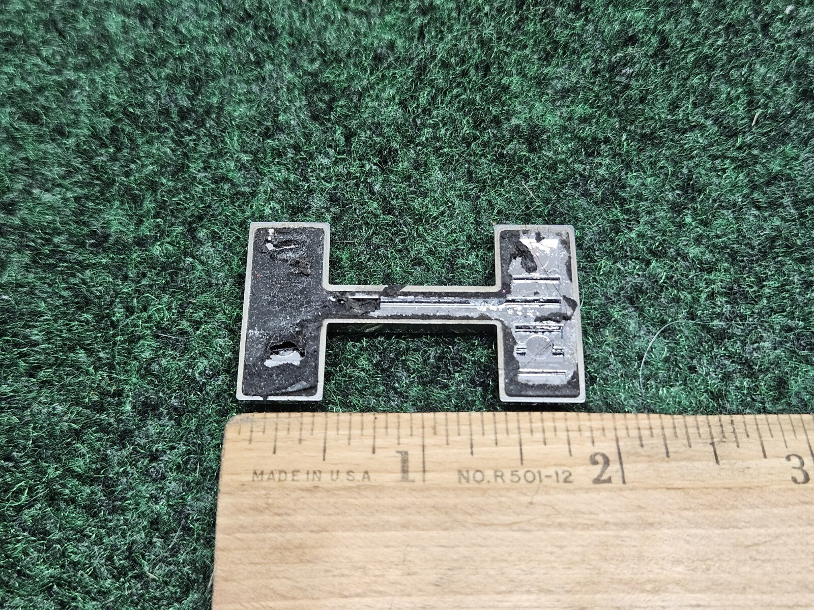 OEM "H" Chrome 3D Individual Letter Lettering Emblem Badge Logo Nameplate 7S7