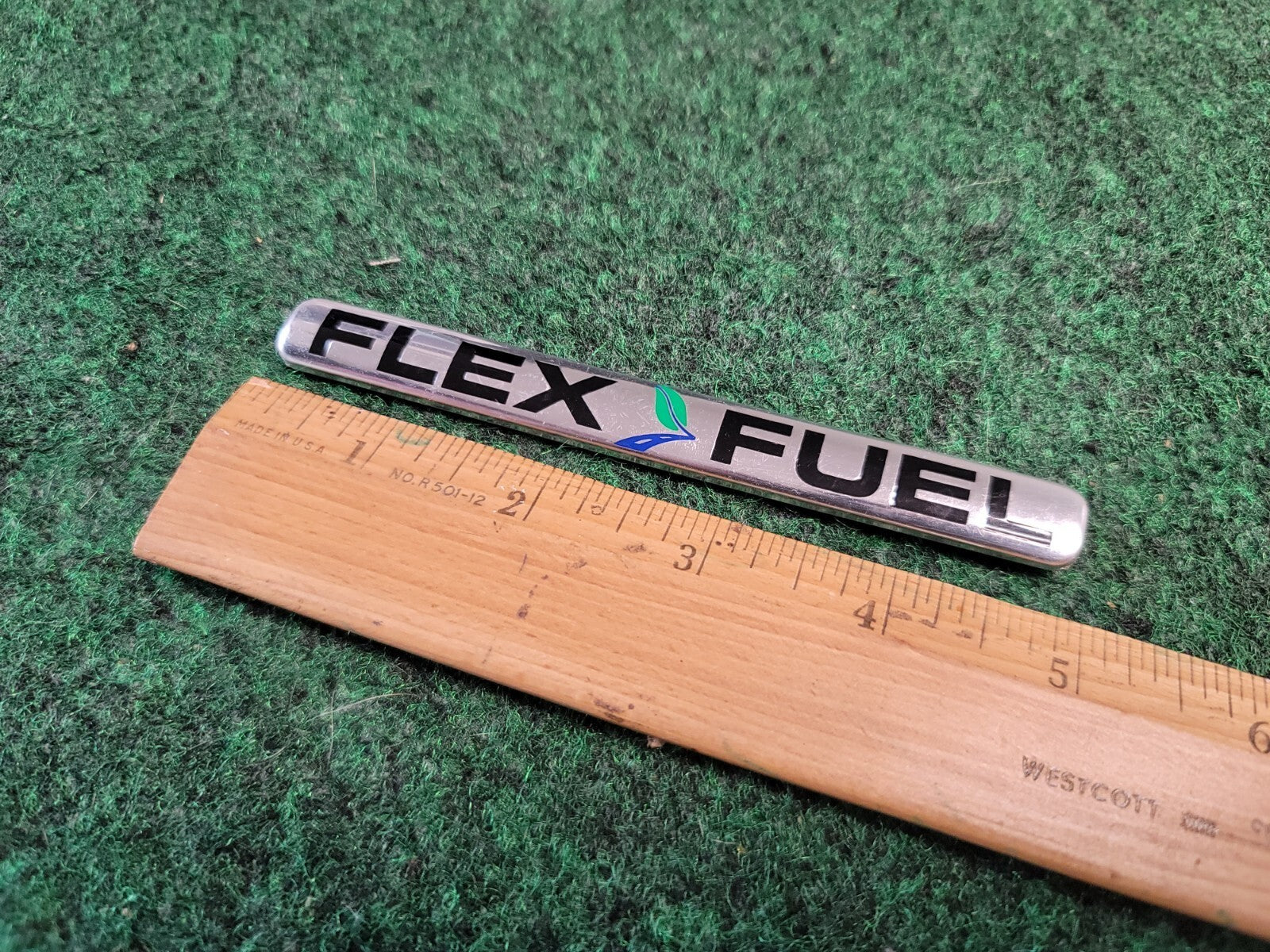 Ford OEM 2012-2016 Focus Flex Fuel Rear Trunk Emblem Badge Logo BE53-43156 1M5