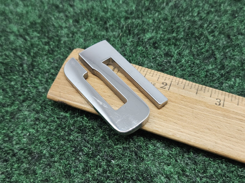 OEM "5" Chrome Individual 3D Number Lettering Emblem Badge Logo Nameplate 7S9