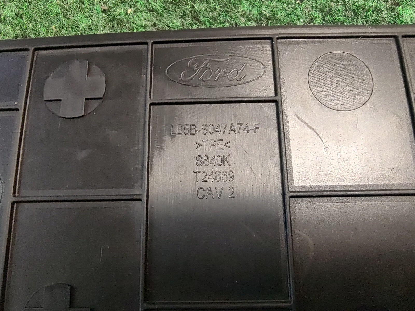 2020-2024 FORD EXPLORER CENTER CONSOLE REAR PANEL INSERT LINER MAT OEM 1S9