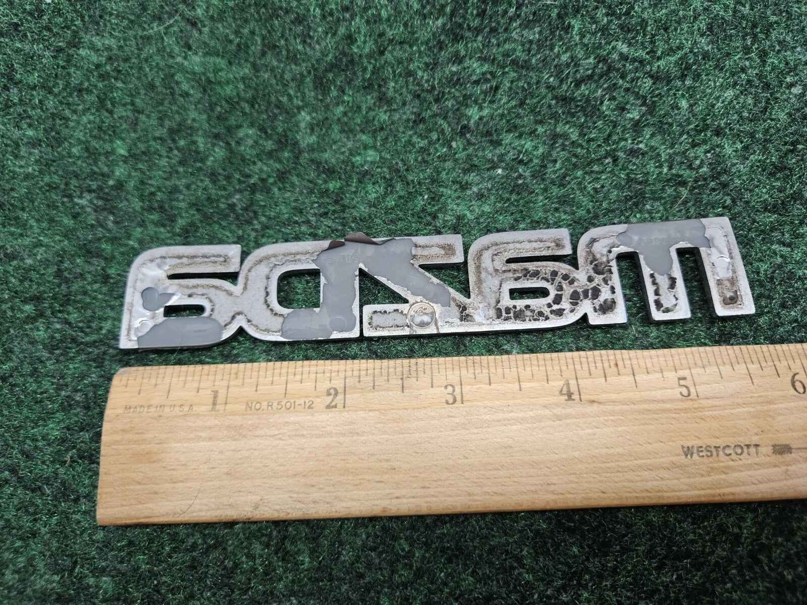 Mazda OEM Chrome Emblem Badge Logo Nameplate Name Plate ~5.75" GL2