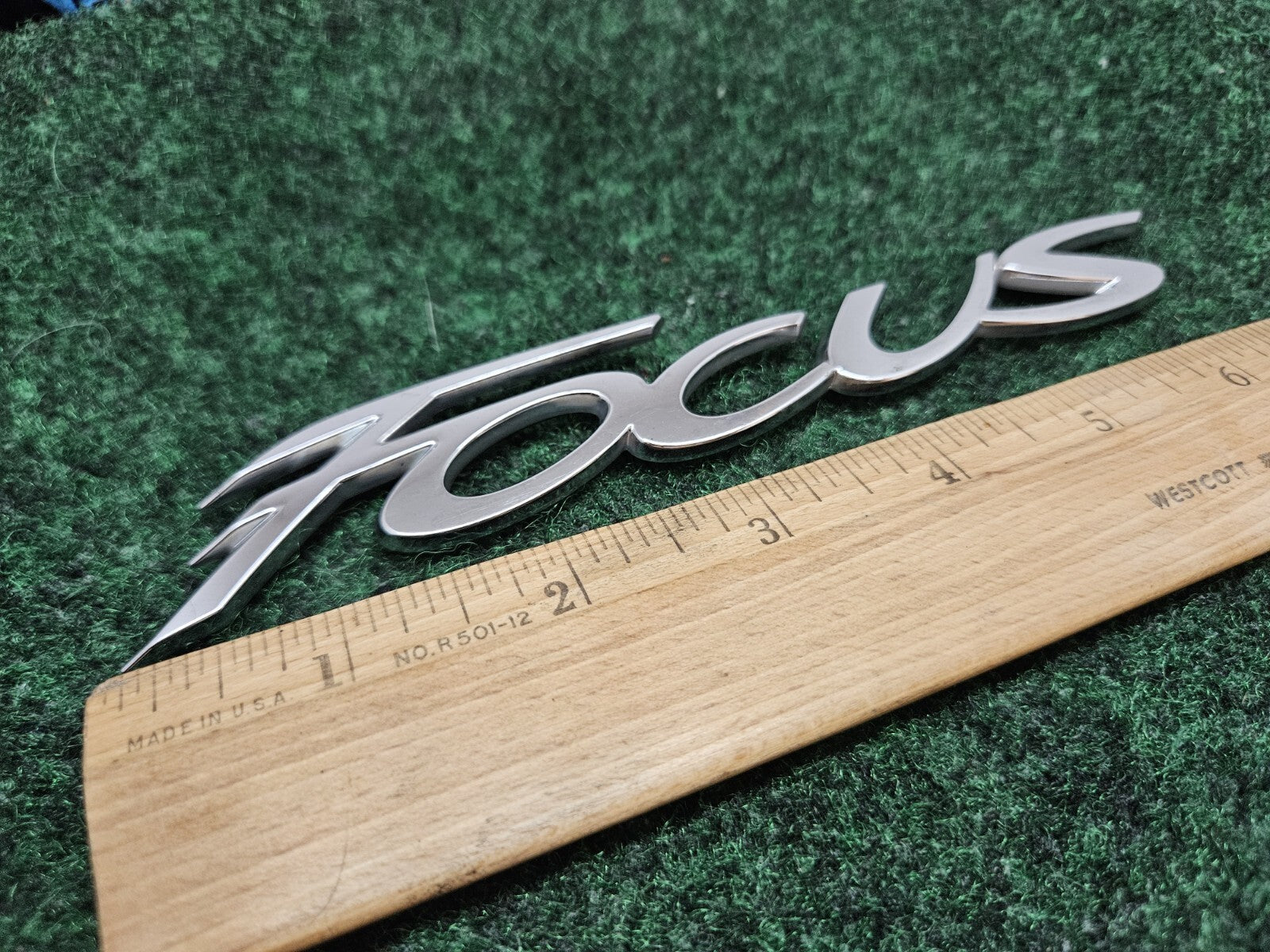 2012-18 Ford Focus Emblem Rear Trunk Chrome Badge Nameplate Logo Letter Name GL4