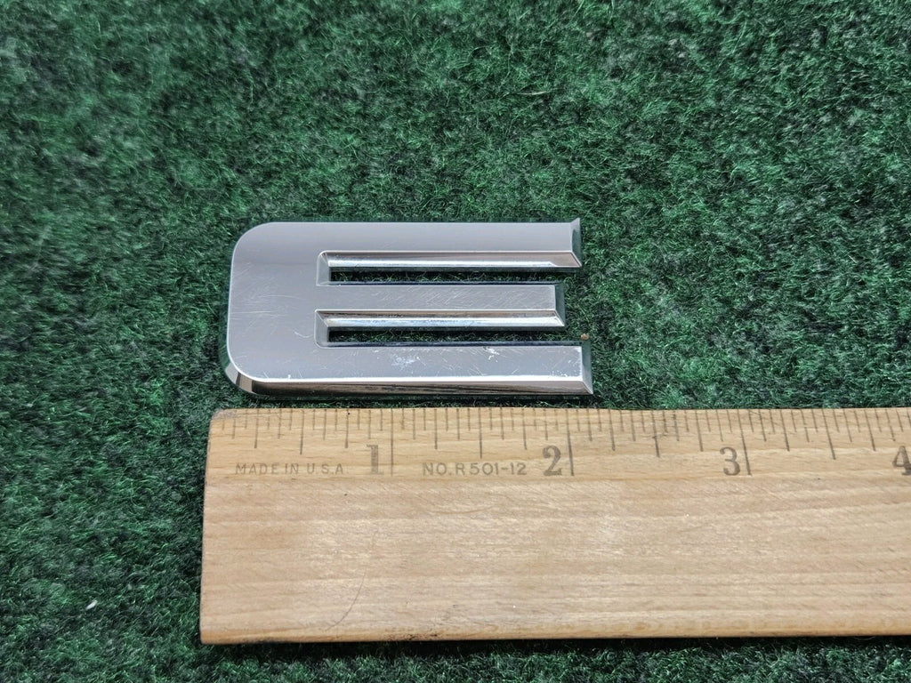 OEM Chrome "E" Hood Hatch E Individual Letter Emblem Badge Logo Nameplate 3D 2S6