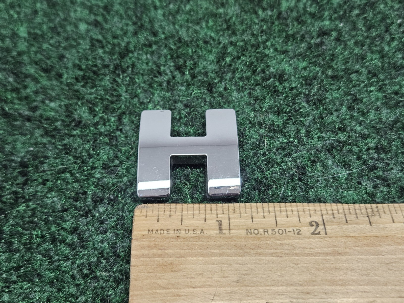 OEM "H" Chrome Individual 3D Letter Lettering Emblem Badge Logo Nameplate H 7S7