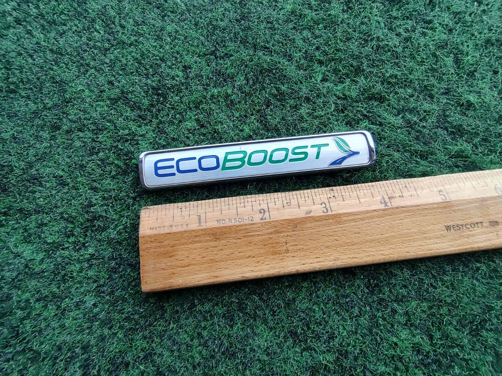 Ford Fusion "Ecoboost" Emblem OEM Name Plate DS73-42528-AB 5S2